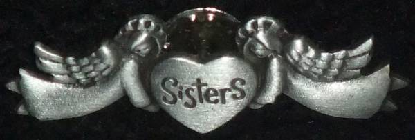 Sisters Pewter Pin 1
