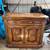 Beautiful antique wood dining set with server and hutch 3 thumbnail