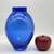 Vintage Tiffany & Co Cobalt Blue Optic Swirl Spiral Art Glass Vase MCM 1 thumbnail