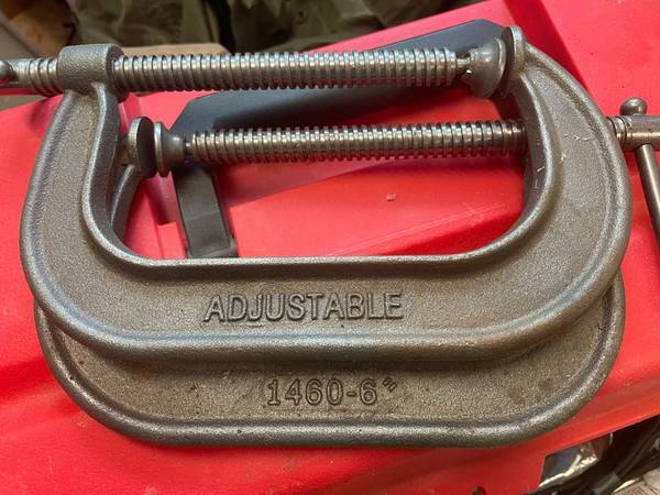 Adjustable C clamps 6", pair 1
