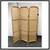 Rattan + Bamboo Folding Three Panel Screen 11 thumbnail