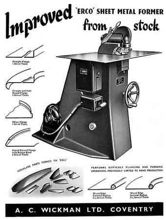 Wtd: Erco  TCE Flanger / Forming , & ERCO Shrinker-Strecher 1