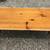 Rustic Solid Wood & Wrought Iron Coffee Table – $75 2 thumbnail