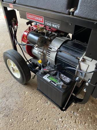 Sears Craftsman 7500 Watt Portable Generator 1