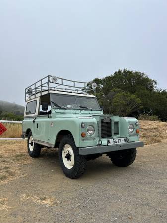 1972 Land Rover Series 2A left hand drive - $19,500 (mill valley)63613149219459121