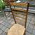 Gio Ponti style tall italian ladderback chair w/ rush seat A234 3 thumbnail