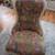 WOOD RUSTIC CHAIR WITH FABRIC 1 thumbnail