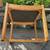 Upholstered Red Oak Side Chair w/Sled Base, Modu-Form-like, Earlier 10 thumbnail