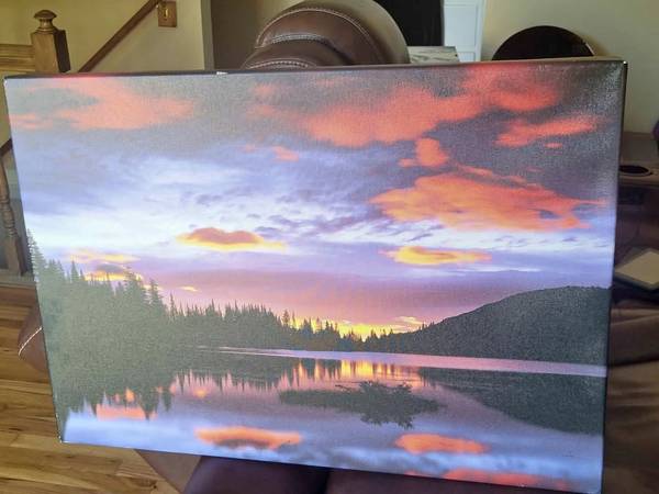 Canvas Painting Sunset 1