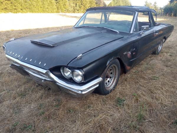 1964 Ford Thunderbird Convertible Project Car With A 390 Engine 1