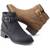 NWT! Clarks Leather Taupe Women's Comfort Ankle Boots with Side Zipper 8 thumbnail