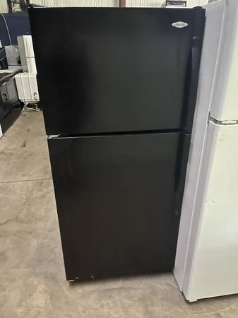 Black top and bottom refrigerator 1