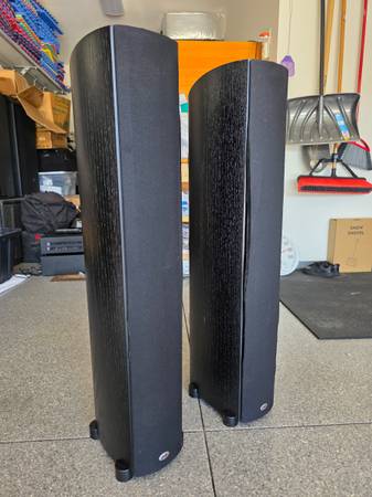 PSB Imagine T2 Reference Speakers Loudspeaker Pair Good Shape Black Oa 1