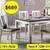 Black Friday Sale! ~ 7 Pcs Dining Sets ~ Table + 6 Chairs (Under $900) 12 thumbnail