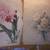 (2) old paintings of flowers 2 thumbnail