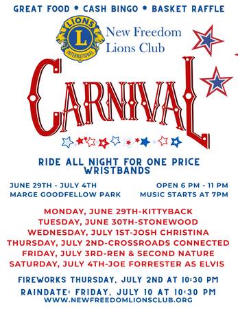 New Freedom Lions Club Carnival 1