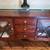 **SERVER BUFFET SIDEBOARD SOLID WOOD 3 DRAW 2 DOOR GLASS TOP** 1 thumbnail