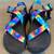 CHACO WOMENS Z/1 CLASSIC SANDAL TIE DYE SIZE 6 LIKE NEW 5 thumbnail
