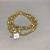 Eric Corina Gold Christmas Glass Garland With Tag - 74”L 1 thumbnail