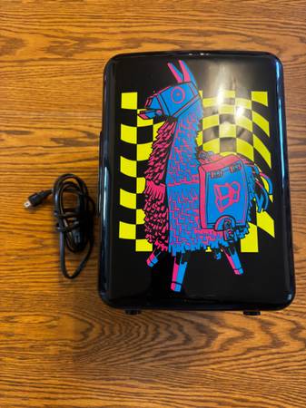 LIKE NEW Fortnite Lama Compact Mini Refrigerator