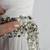 Mori Lee White Wedding Dress Strapless Ruched Beaded, Flowy, long 3 thumbnail