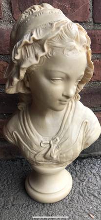 Marble Bust 18'' H 1