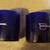 U.S. Bank Cobalt Blue Glass Coffee Cups Set of 2 2 thumbnail