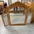 Solid Oak Bedroom Set w/ Queen Bed Frame, Long Dresser & Mirror, and N 6 thumbnail