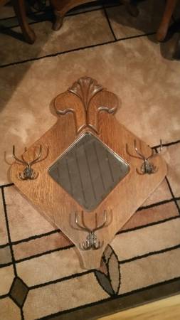 Solid Quarter Sawn Oak Hand Carved Mirror Furniture 1