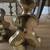 Vintage Mid Century Chinese Brass Gold Pair Of Lamps Lamp 2 thumbnail