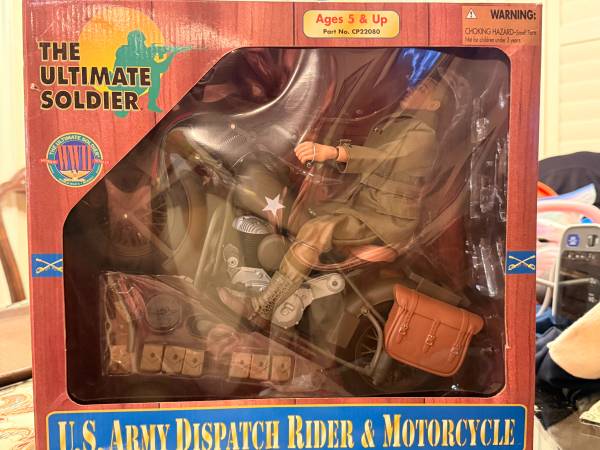 1999 Ultimate Soldier U.S. Army Dispatch Rider & Motorcycle 1:6 Scale 1