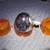 Motorcycle Harley Davidson Turn Signal Yellow HD1SAEDP85 with chrome c 4 thumbnail