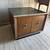 1960s MCM Walnut and Chrome Plinth Bar Storage End Table 4 thumbnail