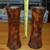 Pair of Vintage Handmade Brutalist Wooden Candle Stick Holders 5 thumbnail