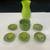 Green Vase & 5 Tiny Ceramic Plates 1 thumbnail