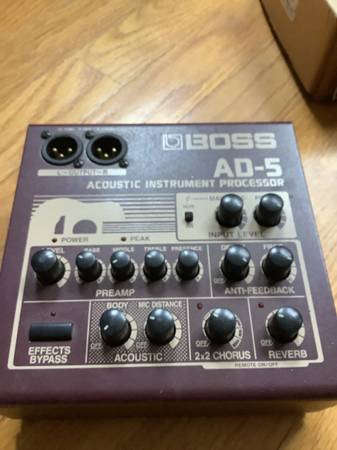 Boss Ad 5 acoustic processor 1