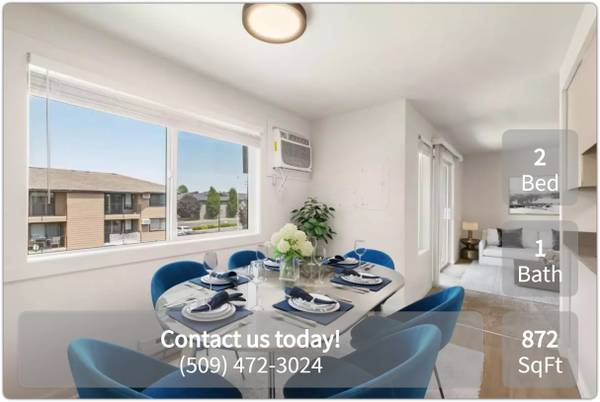 $1,450 / 2br - 872ft2 - Encounter the best in urban living in this 872 sq ft 2 bd / 1 ba! (Walla Walla)63859386297091121