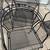 4 stackable Woodard wrought iron chairs and table 10 thumbnail