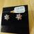 Fashion Gold Flower Earrings with Cubic Zirconia 2 thumbnail