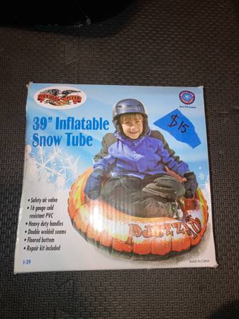 Inflatable snow tube 1