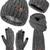 Women Beanie Scarf Gloves Headband Set, Chenille Winter Hats Fleece Li 1 thumbnail