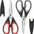 2-Pack  Kitchen Scissors Shears All Purpose Heavy Duty, Protective Sheath 2-Pack 1 thumbnail