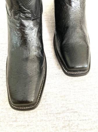 Size 13 NEW Justin Ostrich Western Boots 1