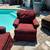 Pair of Red Armchairs 2 thumbnail