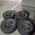 Set of 4 Blizzak 205/65R16 snow tires mounted with tire rack 1 thumbnail