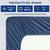 SONORO KATE King Sheets 100% Egyptian Cotton 1200 Thread Count 4PC Navy Blue 8 thumbnail