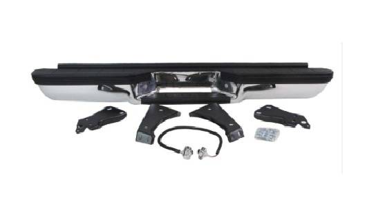 CHEVY PICKUP FLEETSIDE 1988-2002 REAR BUMPER CHROME ASSEMBLY 1
