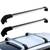 Fixed Point Crossbars Flush Rail Roof Rack Cargo Box Bike Kayak Bars 1 thumbnail