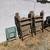 Weathered Wood Plastic Adirondack Chair Set With Small Table 9 thumbnail