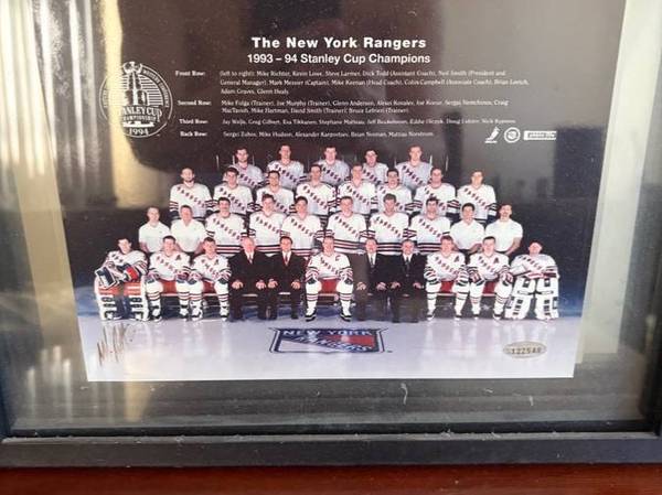 New York Rangers Stanley Cup team photo 1